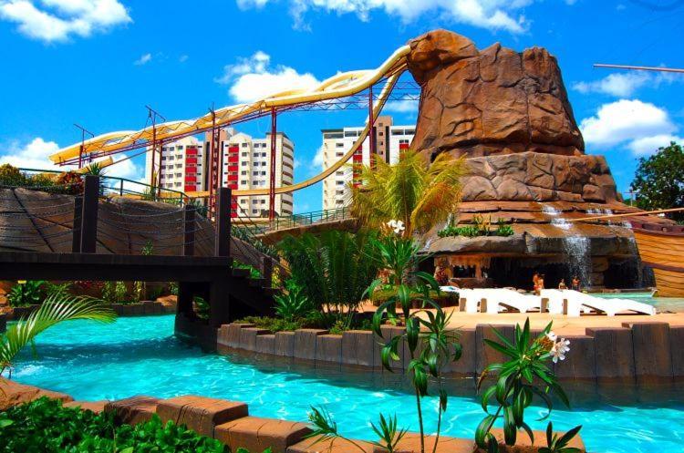 卡达斯诺瓦斯Piazza Diroma - Com Acesso Acqua Park Cn-Go公寓式酒店 外观 照片